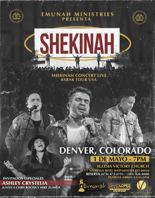 Buy tickets for GRUPO BARAK / SHEKINAH LIVE TOUR 2021 DENVER GRUPO BARAK / SHEKINAH LIVE TOUR 2021 DENVER