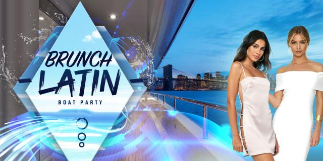 #1 Official LATIN Sunset BRUNCH Party Yacht Cruise: Saturday Fiesta in NYC