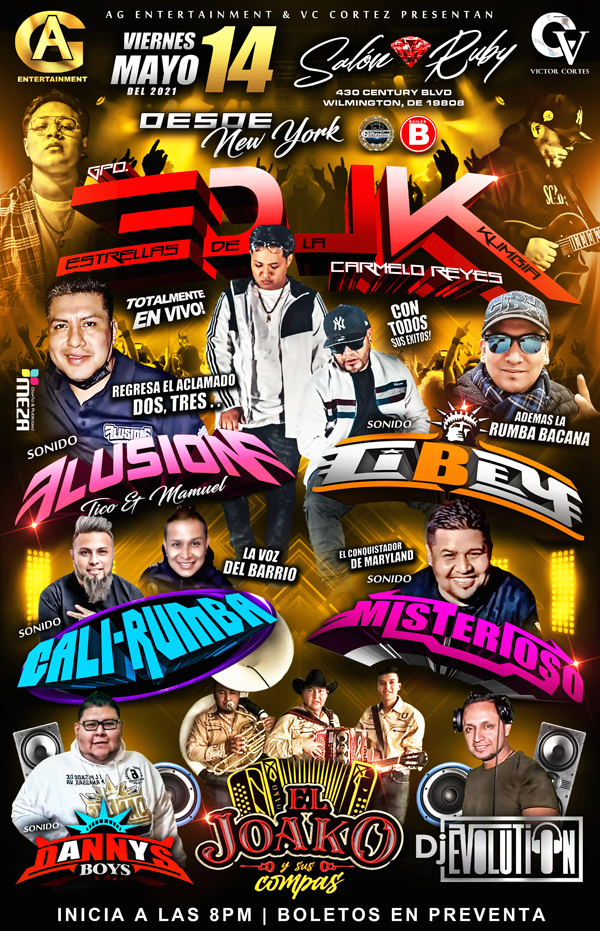 Buy tickets for Estrellas De La Kumbia Estrellas De La Kumbia