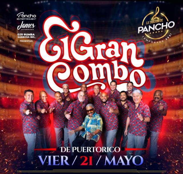 Buy tickets for El Gran Combo De Puerto Rico El Gran Combo De Puerto Rico