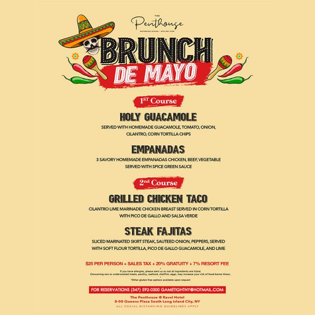 Buy tickets for Ravel Hotel The Penthouse Brunch de Mayo 2021 Ravel Hotel The Penthouse Brunch de Mayo 2021