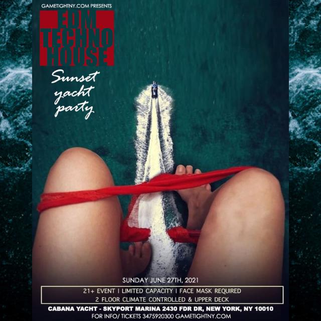Buy tickets for EDM Sunday Sunset Yacht Party Cruise EDM Sunday Sunset Yacht Party Cruise