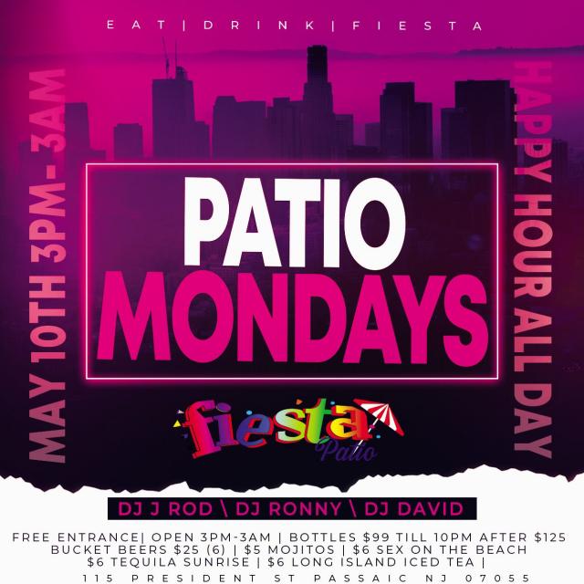 Buy tickets for PATIO MONDAYS PATIO MONDAYS
