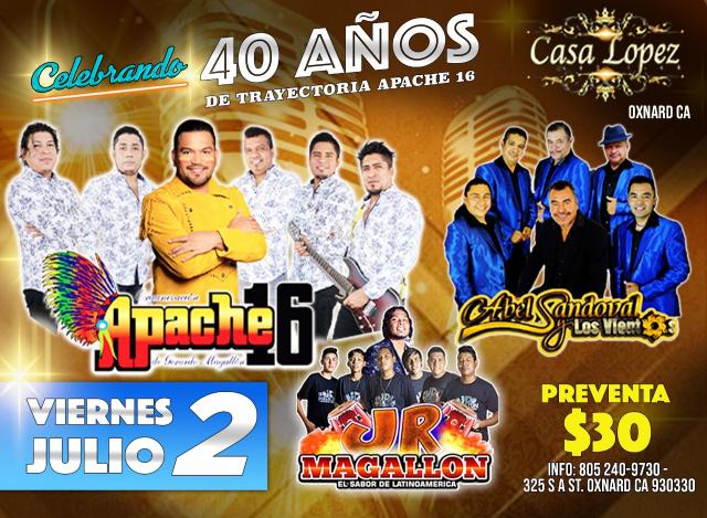 Buy tickets for APACHE 16 APACHE 16