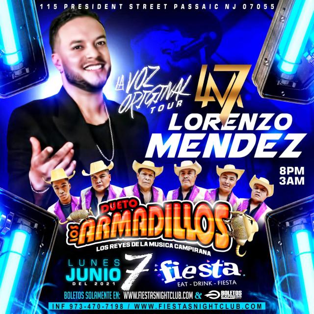 LORENZO MENDEZ La voz Original TOUR