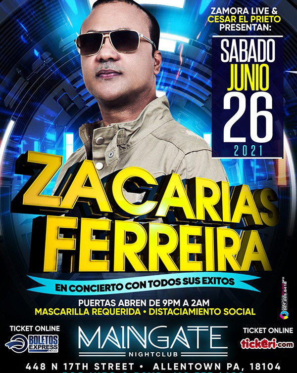 Buy tickets for Zacarias Ferreira Zacarias Ferreira