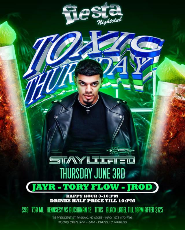 Buy tickets for TOXIC THURSDAY wtih DJ STAYLIFTED TOXIC THURSDAY wtih DJ STAYLIFTED