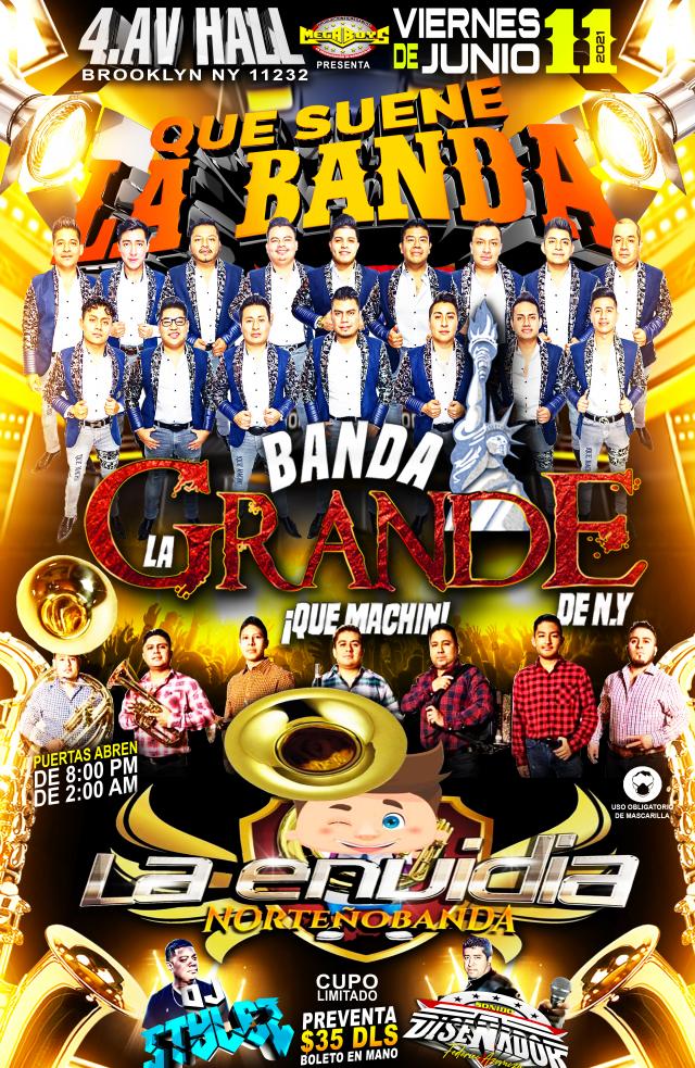 Buy tickets for Banda La Grande NY Banda La Grande NY