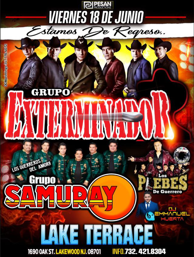 Buy tickets for GRUPO EXTERMINADOR EN LAKEWOOD, NJ GRUPO EXTERMINADOR EN LAKEWOOD, NJ