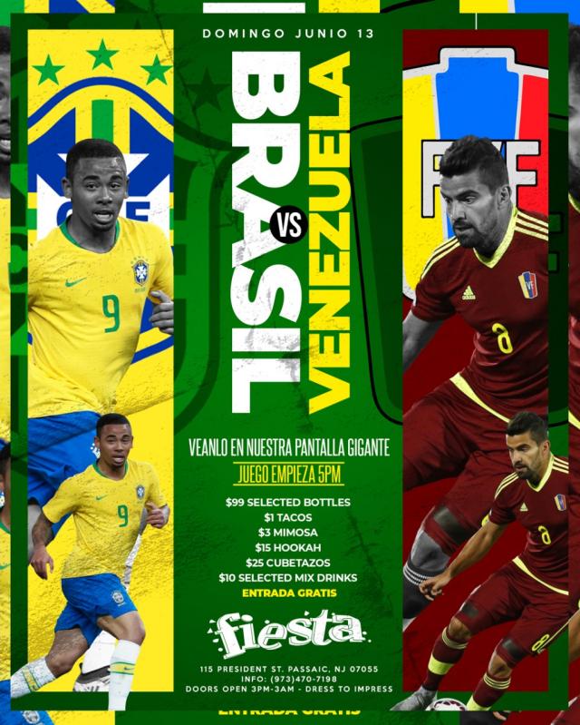 Buy tickets for Copa America BRASIL VS VENEZUELA Pantalla Gigante * ENTRADA GRATIS Copa America BRASIL VS VENEZUELA Pantalla Gigante * ENTRADA GRATIS