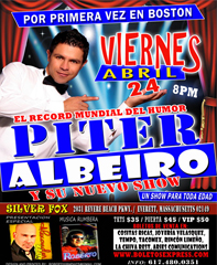 Buy tickets for Piter Albeiro Piter Albeiro