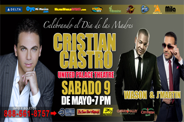 Buy tickets for Christian Castro Christian Castro