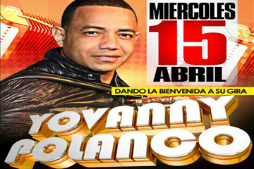 Buy tickets for Yovanny Polanco Yovanny Polanco
