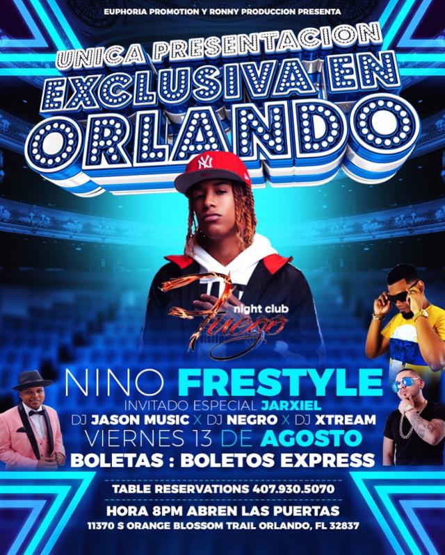 Buy tickets for NINO FREESTYLE NINO FREESTYLE