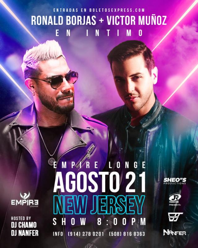 Buy tickets for Ronald Borjas & Victor Munoz En Intimo Ronald Borjas & Victor Munoz En Intimo