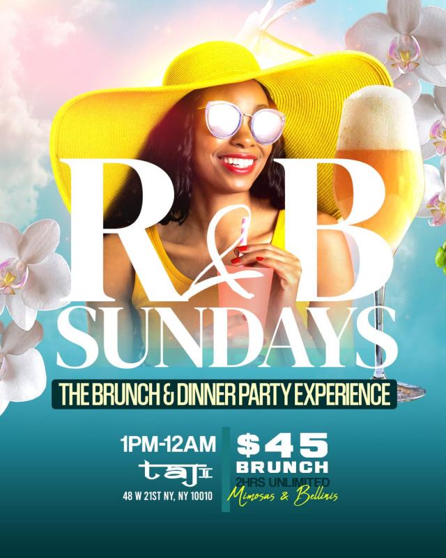 Buy tickets for Taj Lounge Brunch on Sunday 2021 Taj Lounge Brunch on Sunday 2021