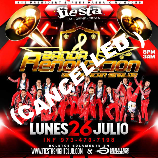 Buy tickets for Banda Renovacion de Culiacan Sinaloa (CANCELLED) Banda Renovacion de Culiacan Sinaloa (CANCELLED)