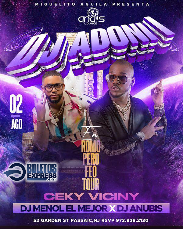 Buy tickets for DJ ADONII / CEKY VICINY DJ ADONII / CEKY VICINY