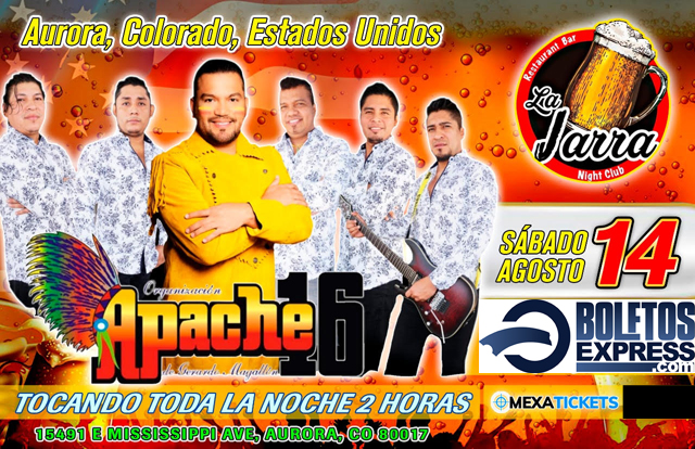 Buy tickets for ORGANIZACION APACHE 16 ORGANIZACION APACHE 16