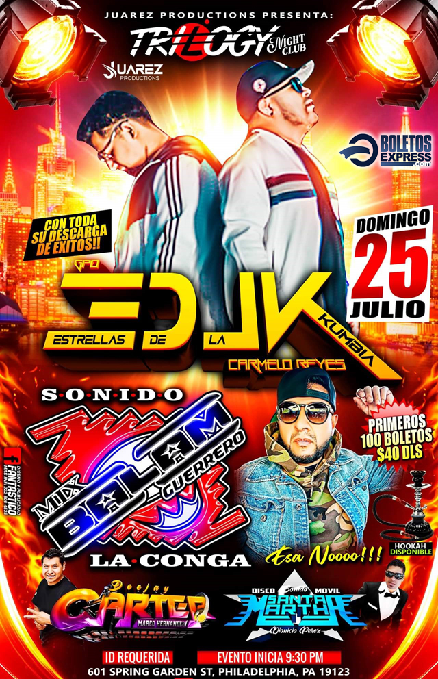 Buy tickets for ESTRELLAS DE LA KUMBIA ESTRELLAS DE LA KUMBIA
