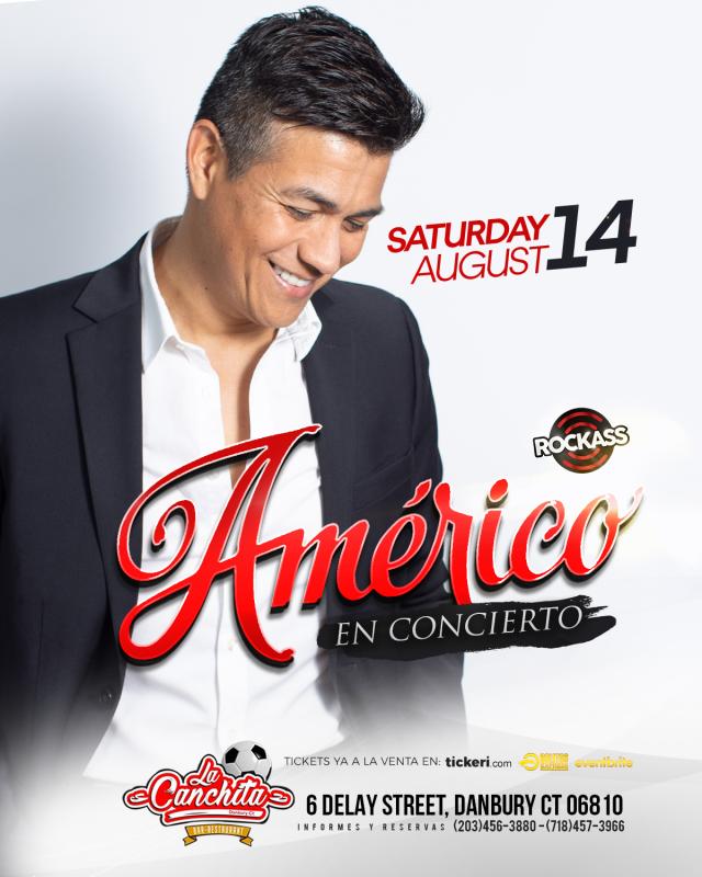 Buy tickets for Américo en Connecticut Américo en Connecticut