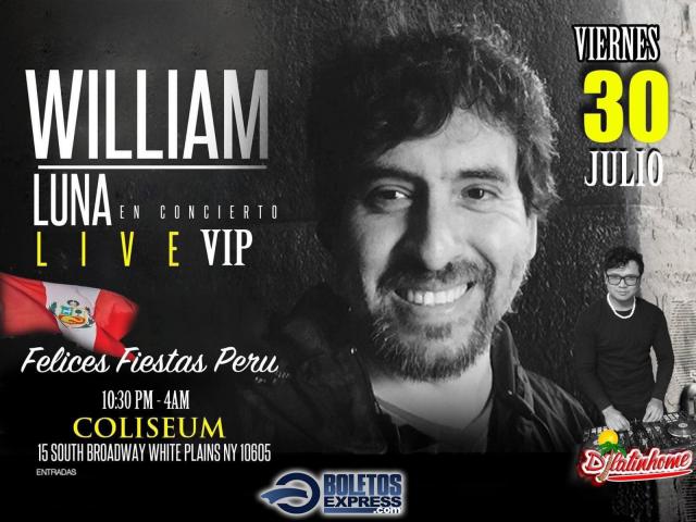 WILLIAM LUNA - EN CONCIERTO LIVE VIP