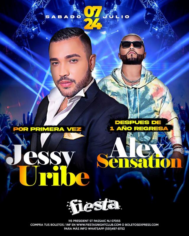 JESSI URIBE  Y ALEX SENSATION (CANCELLED)