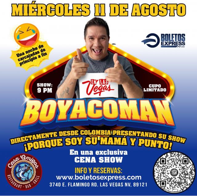 Buy tickets for BOYACOMAN BOYACOMAN