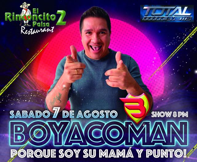 Buy tickets for Boyacoman Boyacoman