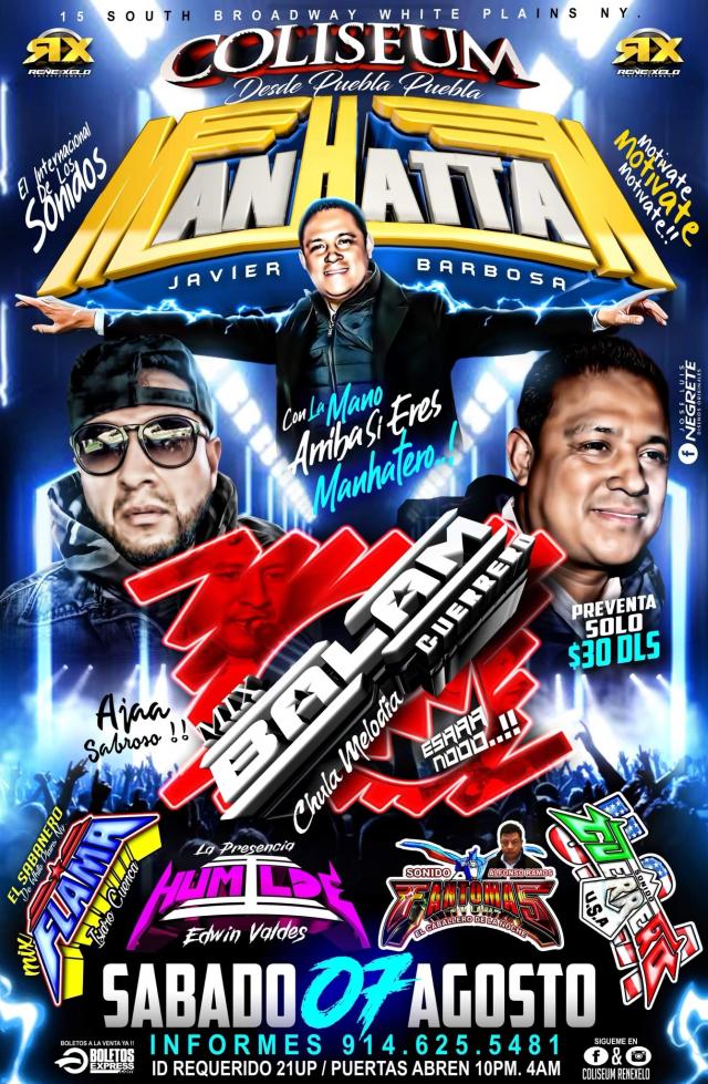 Buy tickets for SONIDO MANHATTAN SONIDO MANHATTAN