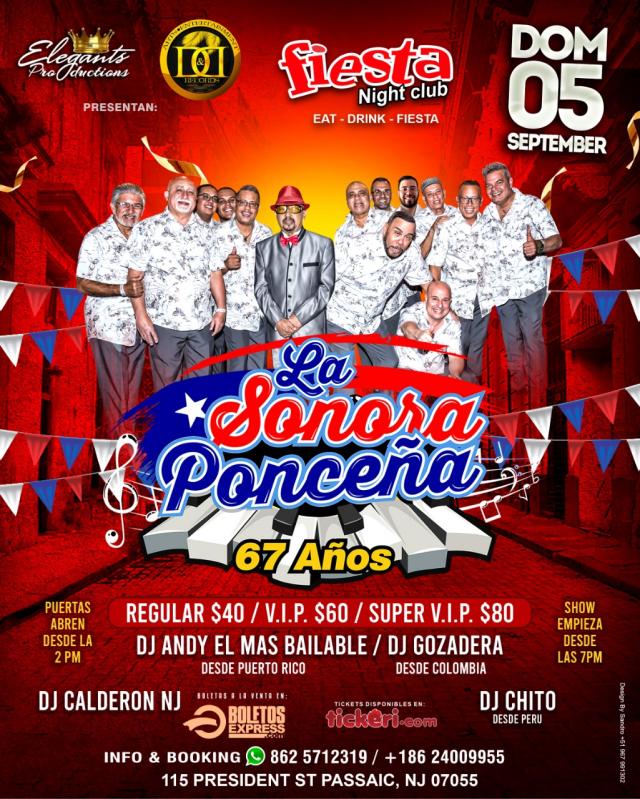 LA  SONORA PONCEÑA Celebrando sus 67 años