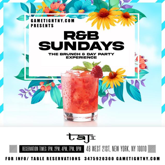 Buy tickets for Taj Lounge Brunch Sundays Taj Lounge Brunch Sundays