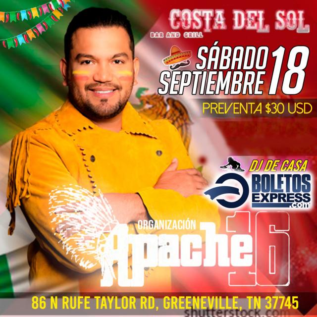 Buy tickets for APACHE 16 APACHE 16