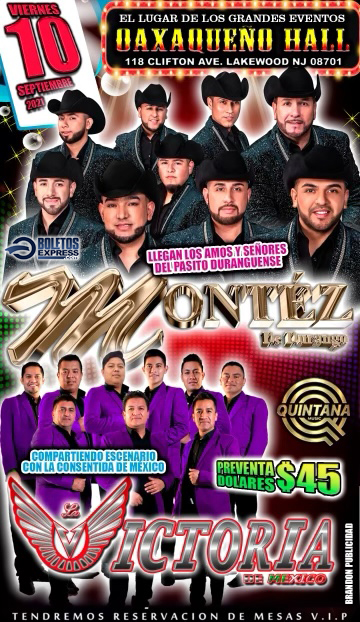 MONTEZ DE DURANGO & VICTORIA DE MEXICO