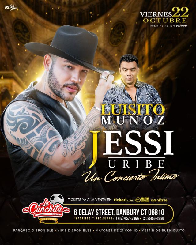 Buy tickets for Jessi Uribe y Luisito Muñoz Jessi Uribe y Luisito Muñoz