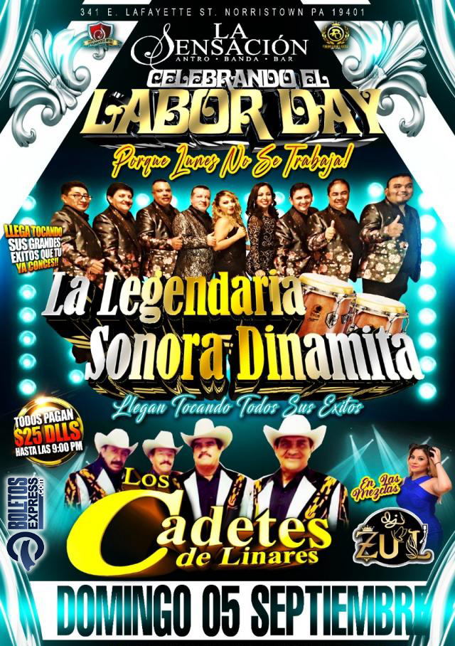 LA LEGENDARIA SONORA DINAMITA & LOS CADETES DE LINARES