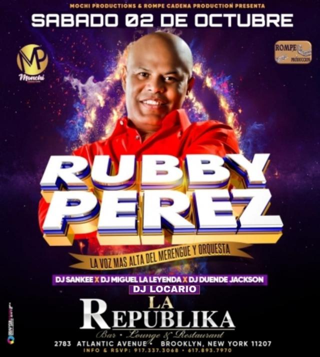Buy tickets for RUBBY PEREZ RUBBY PEREZ