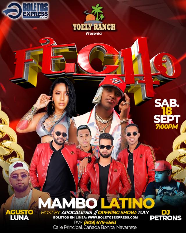 Buy tickets for EL FECHO & MAMBO LATINO EL FECHO & MAMBO LATINO