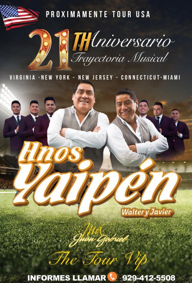 Buy tickets for HERMANOS YAIPEN - Woodbridge, VA TOUR 2021 (POSTPONED) HERMANOS YAIPEN - Woodbridge, VA TOUR 2021 (POSTPONED)