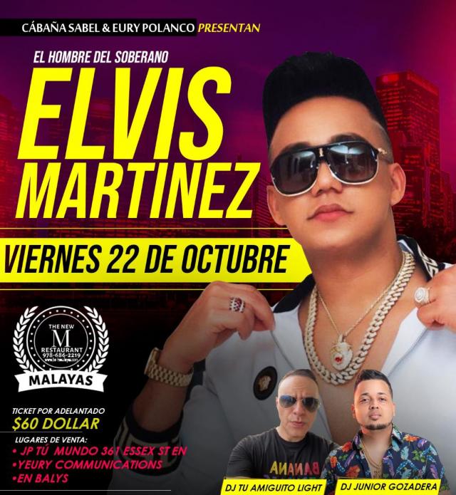 Buy tickets for ELVIS MARTINEZ ELVIS MARTINEZ