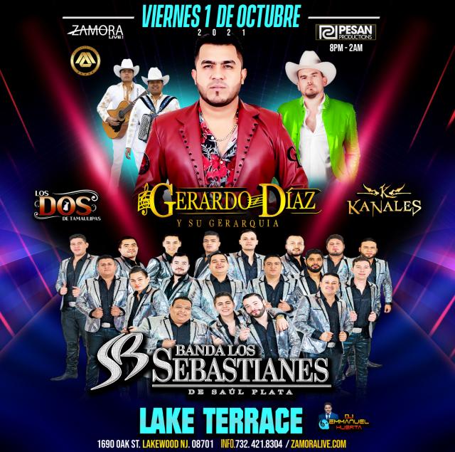 Gerardo Díaz y Su Gerarquia & Banda Los Sebastianes en Lakewood, NJ