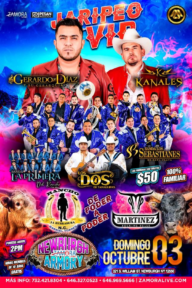 Gerardo Díaz y Su Gerarquia & Banda Los Sebastianes Tickets