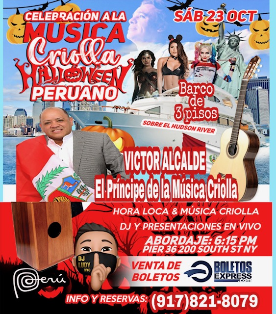 Buy tickets for CELEBRACION A LA MUSICA CRIOLLA HALLOWEEN PERUANO CELEBRACION A LA MUSICA CRIOLLA HALLOWEEN PERUANO