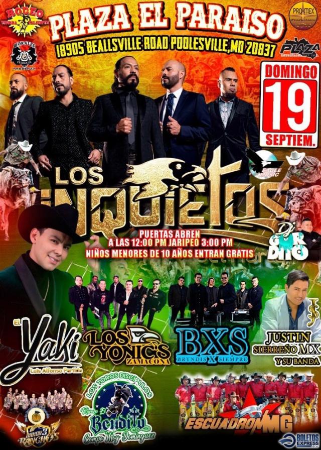 Buy tickets for LOS INQUIETOS DEL NORTE (EVENT CANCELLED) LOS INQUIETOS DEL NORTE (EVENT CANCELLED)