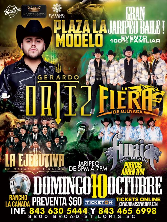 Buy tickets for GERARDO ORTIZ | LA FIERA OJINAGA | LA EJECUTIVA GERARDO ORTIZ | LA FIERA OJINAGA | LA EJECUTIVA