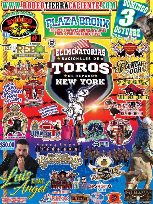 ELIMINATORIAS NACIONALES DE TOROS DE REPARO NEW YORK