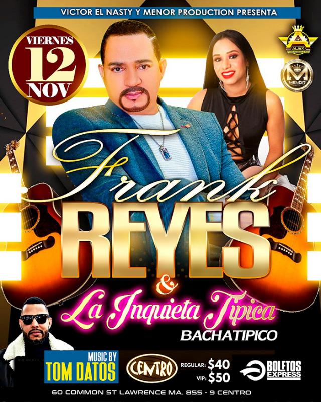 FRANK REYES Tickets BoletosExpress