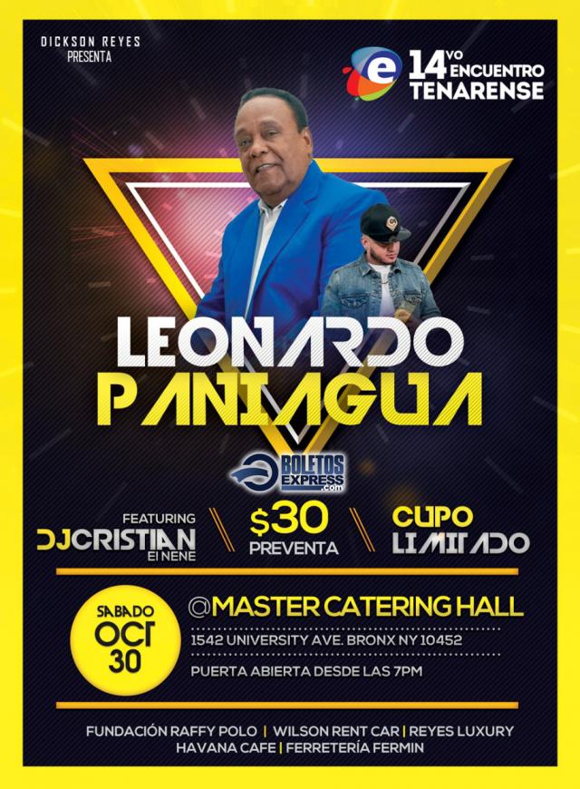 Buy tickets for LEONARDO PANIAGUA LEONARDO PANIAGUA
