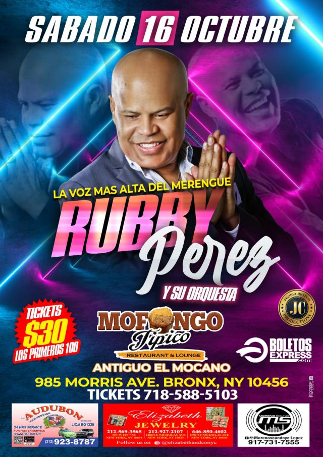 Buy tickets for RUBBY PEREZ RUBBY PEREZ