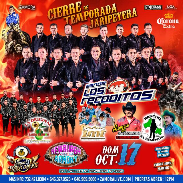 Buy tickets for Banda Los Recoditos & Original Banda El Limón en Newburgh, NY - Jaripeo Banda Los Recoditos & Original Banda El Limón en Newburgh, NY - Jaripeo